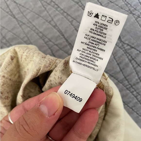 NWT House Of Harlow 1960 Mustard Paisley Country Western Romper W Belt Size 12 - Picture 8 of 8